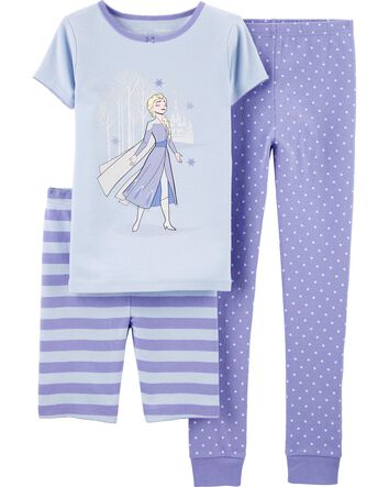 Carters Little Girls Candy Long Sleeve Pajama Set 7 Kids Mint 